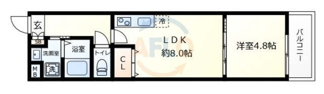 フジパレス沢ノ町の間取り|フジパレス沢ノ町　間取り