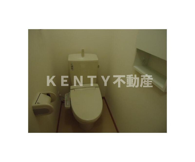 【トイレ】 | サンハイツ　秀 | 落ち着いたトイレです