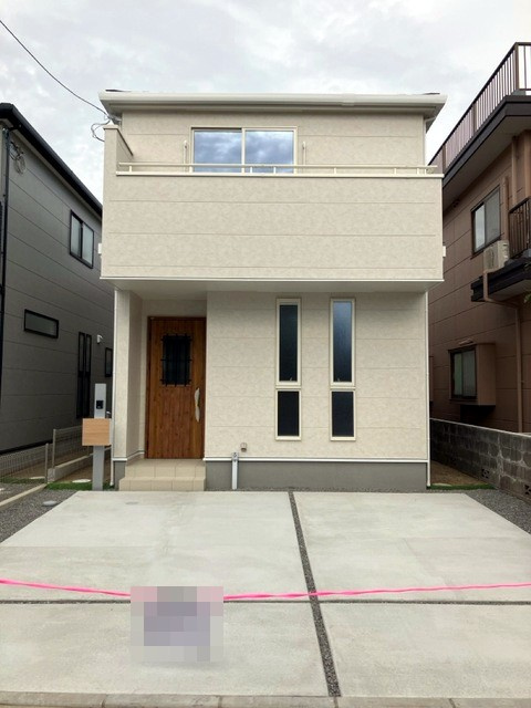 仲介手数料不要　新築 東区江津2丁目2号棟 完成済 3LDK 洋室8.2帖 南道路の外観|外観 2026年10月完成 南道路