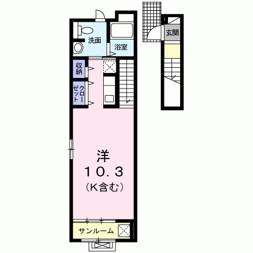 グラティチュードＨの間取り