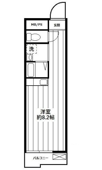 ドゥエル荻窪の間取り|間取りです。