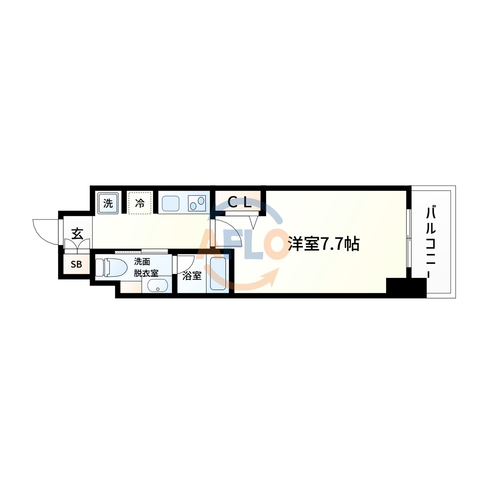URBANLINK森小路駅前の間取り|URBANLINK森小路駅前（旧ルネフラッツ森小路駅前）　間取り