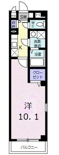 グレイスＫの間取り|間取りです。