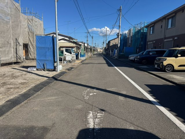 宇都宮市滝谷町の前面道路含む現地写真