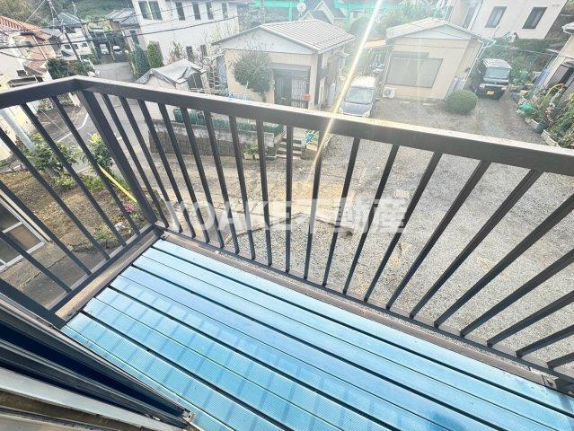 第一鑓溝荘のバルコニー