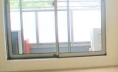 マンション柿の木のバルコニー