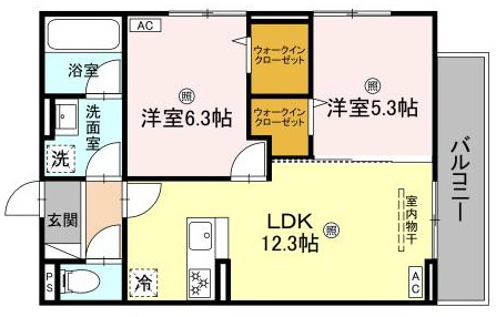La Fleurの間取り