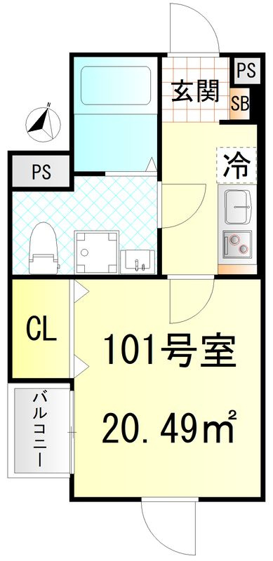CFジオーレ北綾瀬テラス の間取り