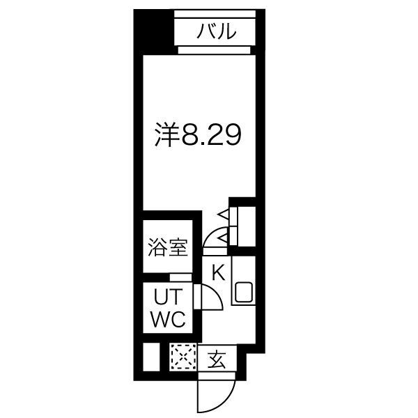 サンヴィラ都島北通の間取り