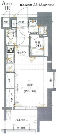 【間取り】 | サヴォイ箱崎邸園