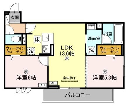 La Fleurの間取り