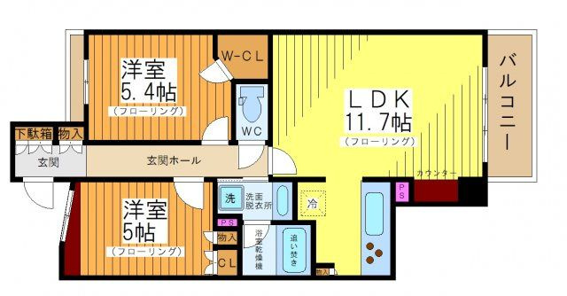 ピュアステージ千歳船橋の間取り