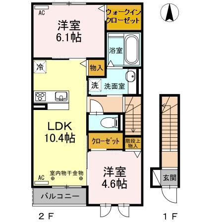 【間取り】 | コンフォール西小鷹野