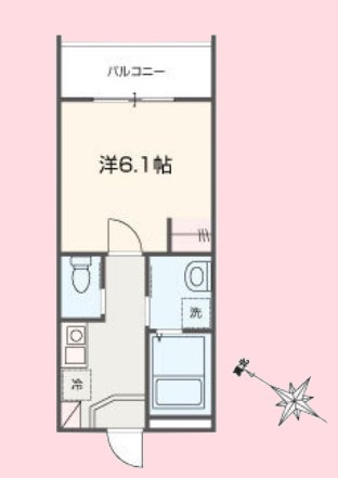 MELLAS大和田の間取り
