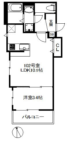 【間取り】 | フォルトゥーナ姪浜ノース