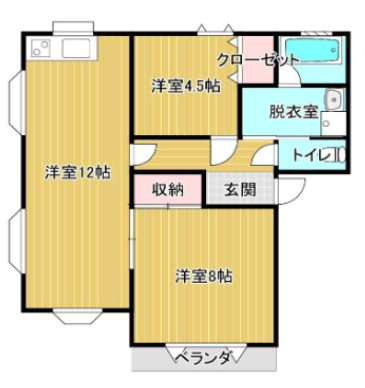 パークコート欅Ａの間取り