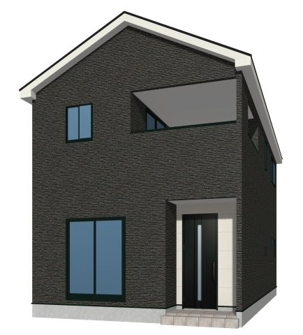 【新築戸建て】秋田市新屋朝日町　第2の外観|※完成イメージです