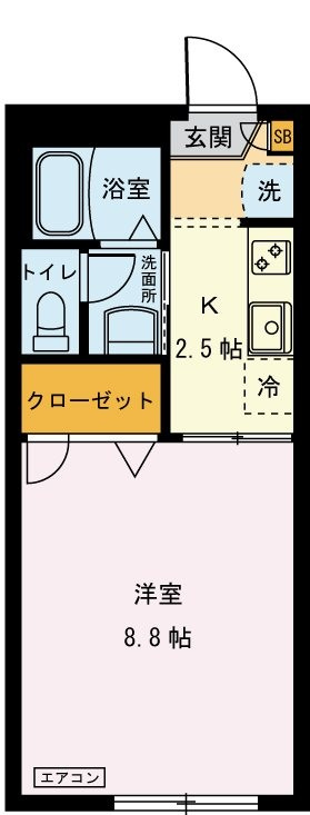 ル・ミルグリー の間取り|間取りです。