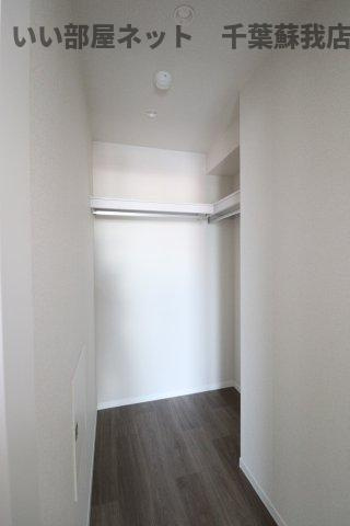 （仮称）市原市白金町マンションの収納|憧れのウォークインクローゼット！