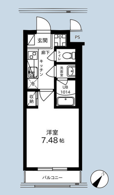 レジデンス豊田の間取り