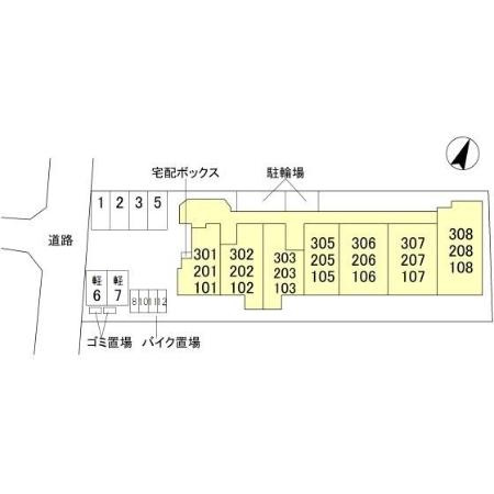 Koaひばりヶ丘の区画図