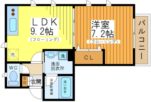 クオリア桜上水の間取り