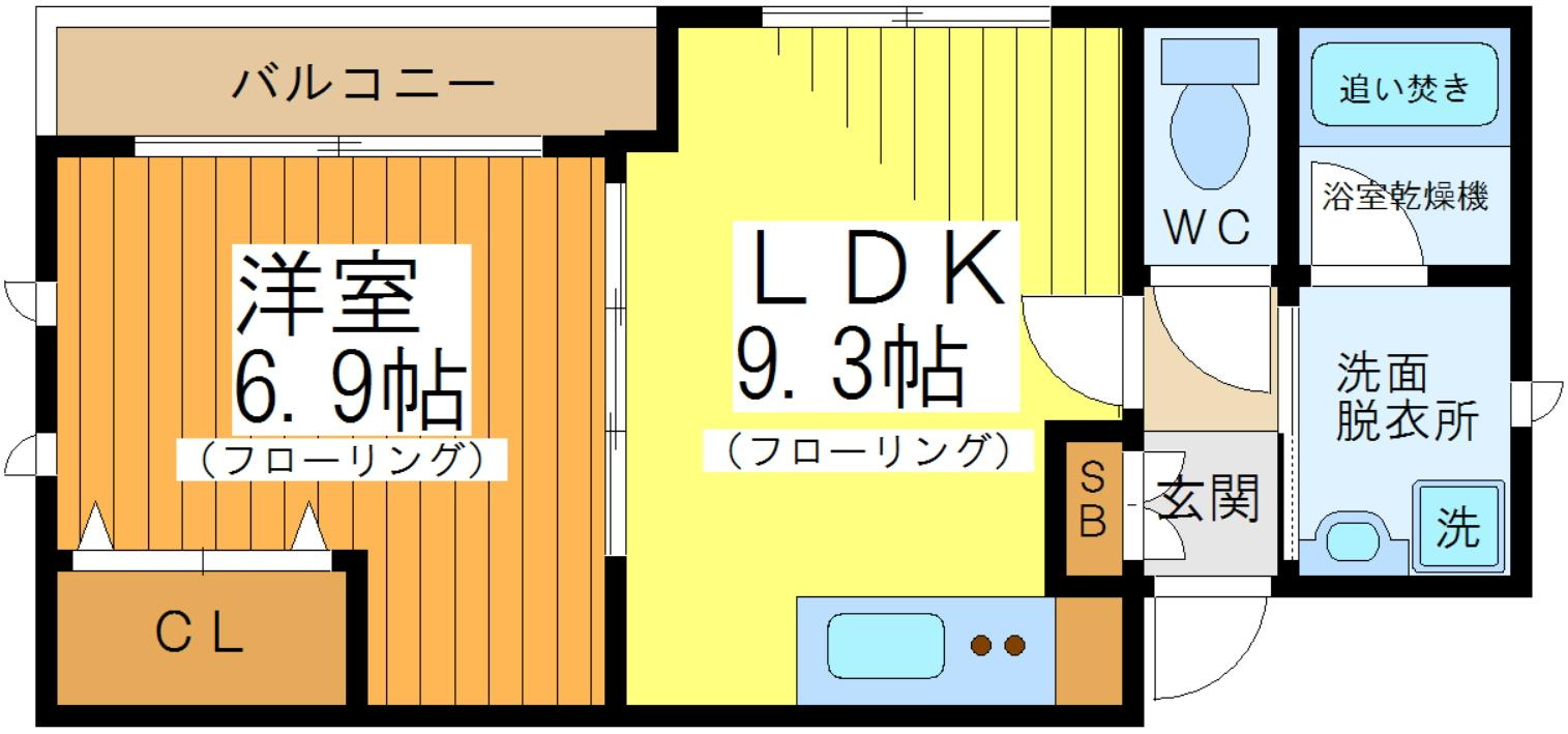 クオリア桜上水の間取り