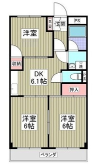 【間取り】 | ニューオカダパールマンション | 間取りです。