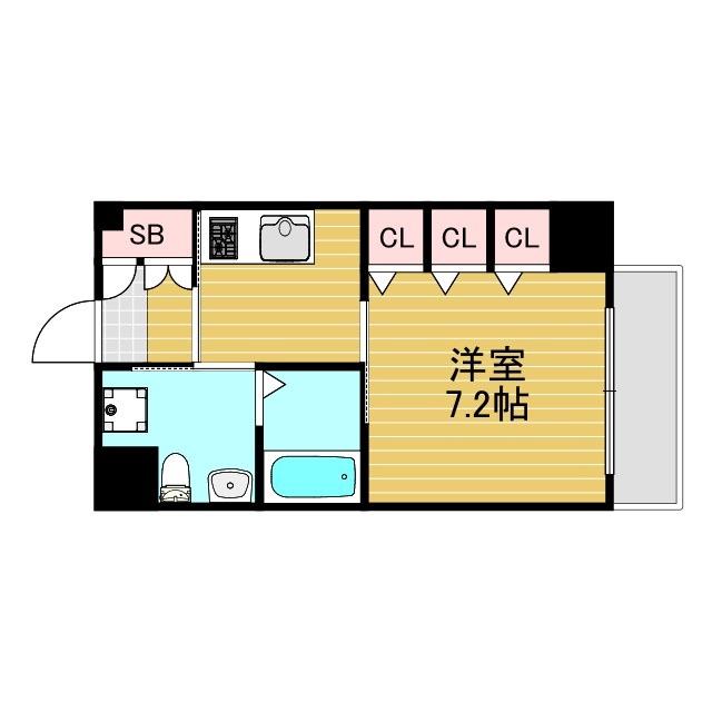 セントアミー東三国の間取り