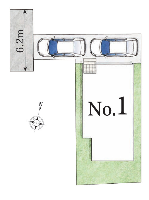 所沢市小手指南11期　新築一戸建の区画図
