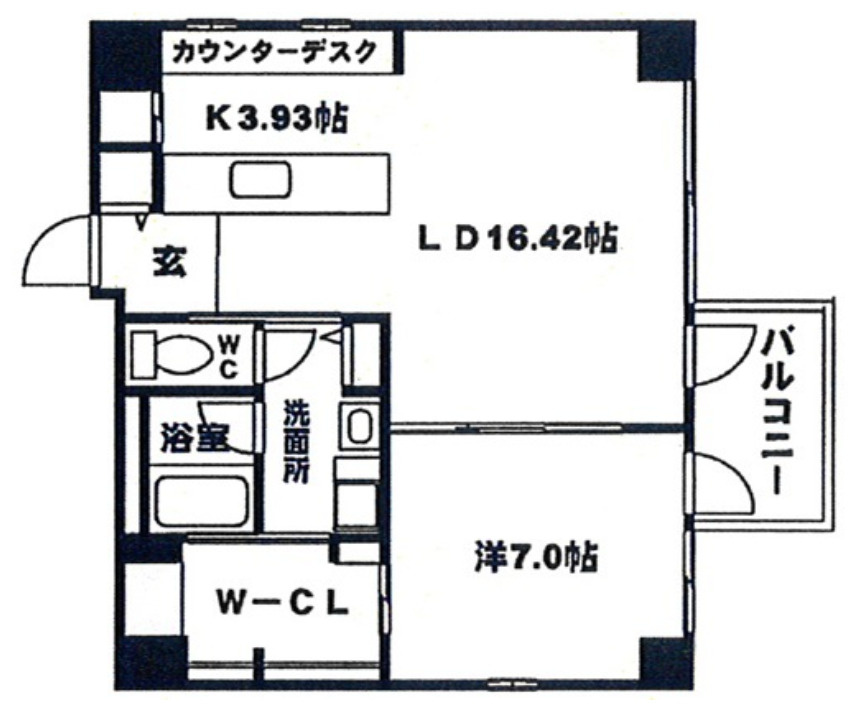 クレグラン京町堀の間取り|クレグラン京町堀　間取り