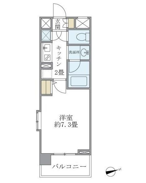 バンクサイドコート常盤の間取り