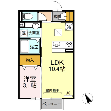 【間取り】 | Ｓｏｌｉｓ　Ｂ