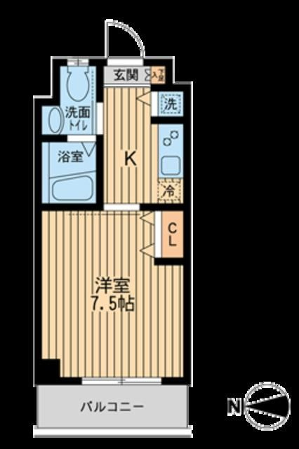 サンライズ中十条Ⅱの間取り
