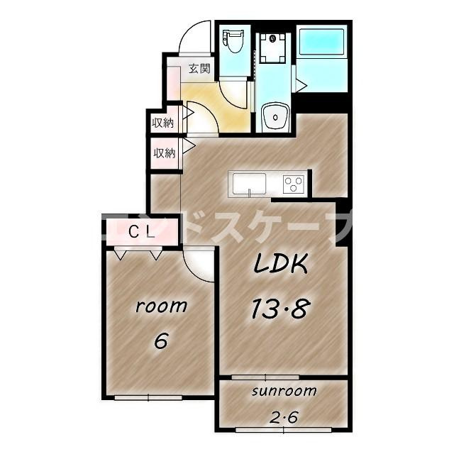 ボーテ　デ　パルクの間取り|高崎、前橋のお部屋探しはエンドスケープまで！お客様の理想お聞かせ下さい♪