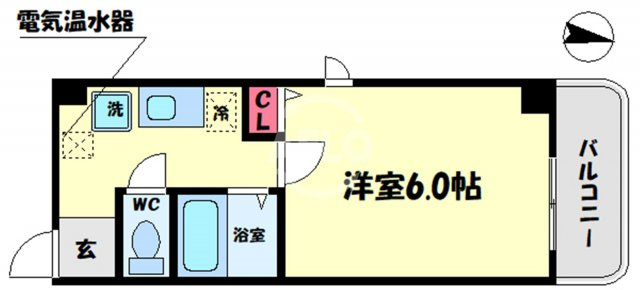 プレミアム新福島の間取り|プレミアム新福島　開放感ある間取り