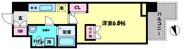 セレニテ難波プリエの間取り|セレニテ難波プリエ　間取り