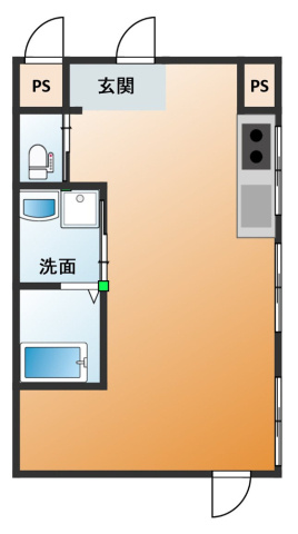 ミラージュ食満の間取り