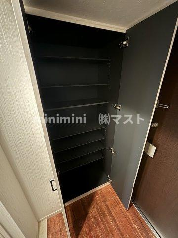 大阪市中央区農人橋３丁目の賃貸マンションの玄関|※偶数階は茶系のお部屋です。