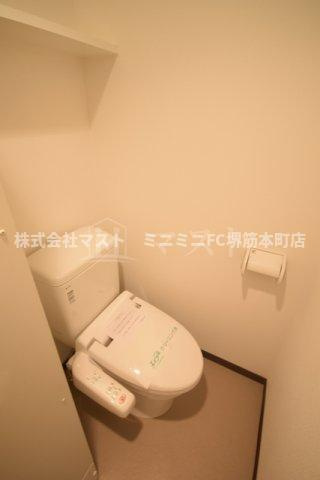 大阪市北区東天満１丁目の賃貸マンションのトイレ