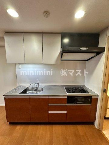 大阪市中央区松屋町の賃貸マンションのキッチン