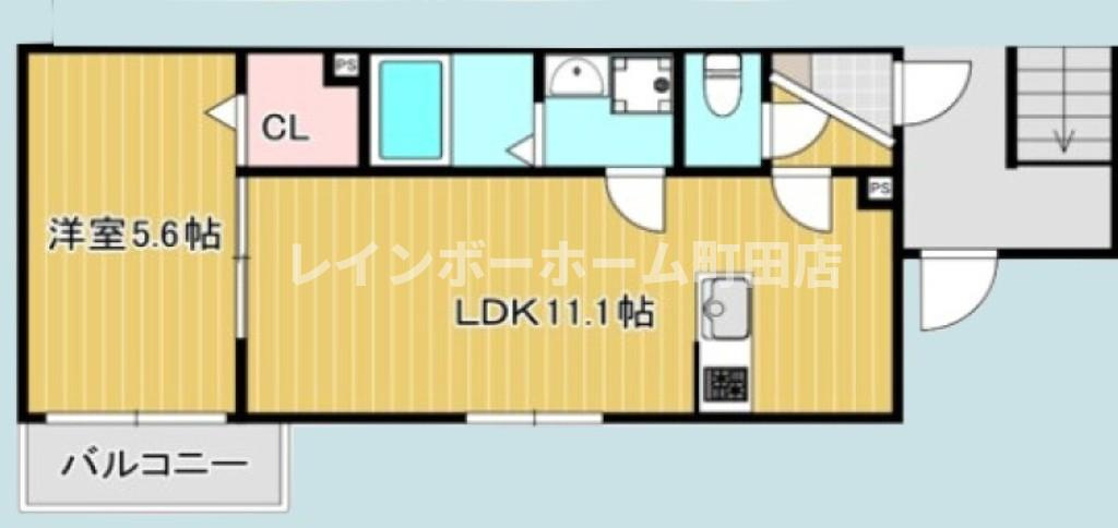 エトワール相模大野※初期費用分割あと払いサービス利用可能物件の間取り