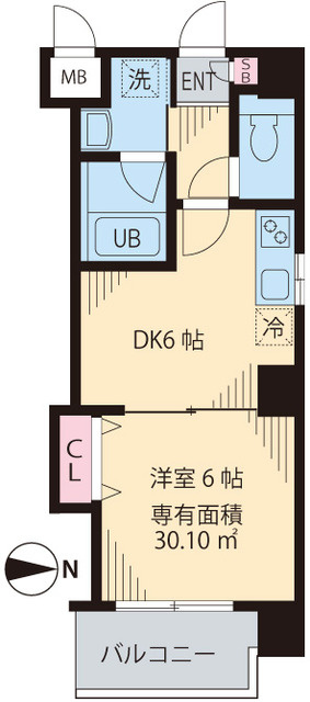 ラヴィ　クレールの間取り