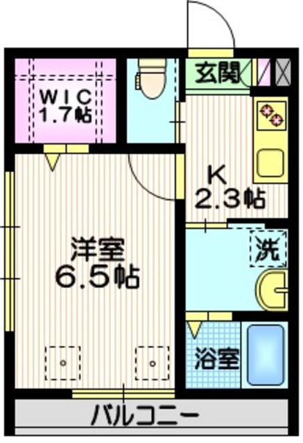 ウェルフェア平町の間取り