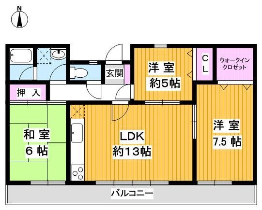 ハイツＴＭ１の間取り