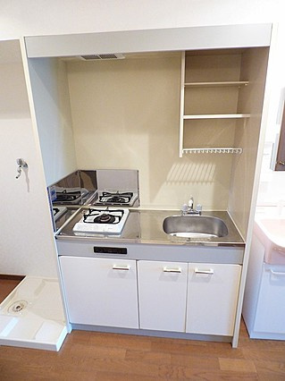 神戸市灘区楠丘町１丁目の賃貸マンションのキッチン