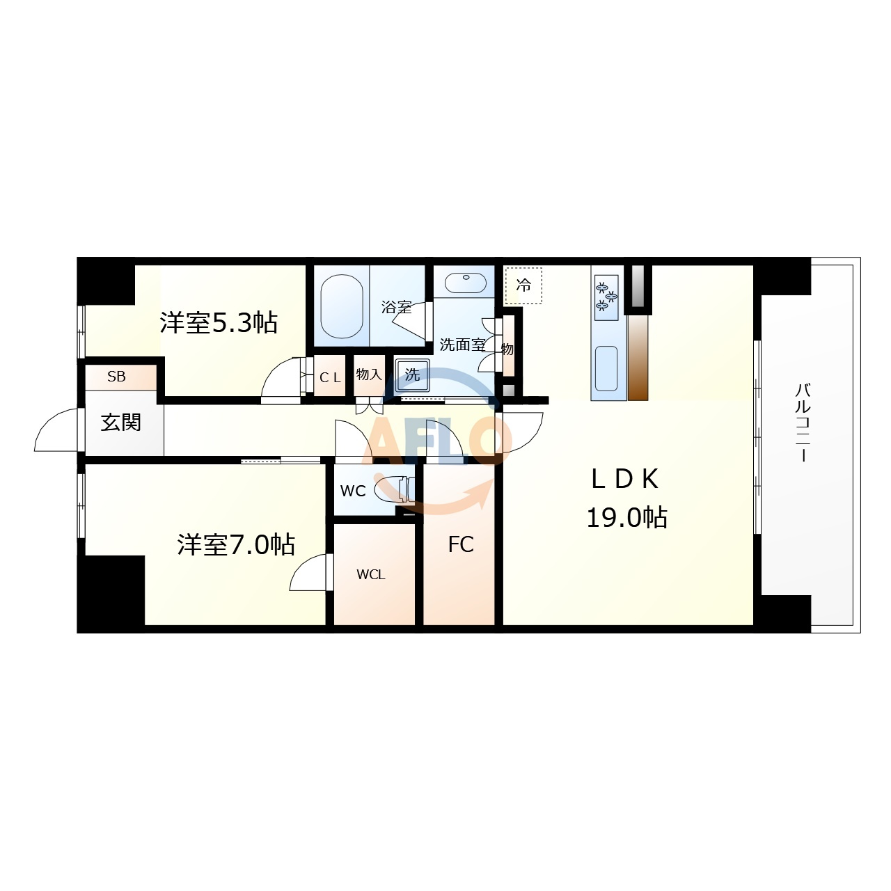 大阪ベイレジデンスの間取り|大阪ベイレジデンス　間取り
