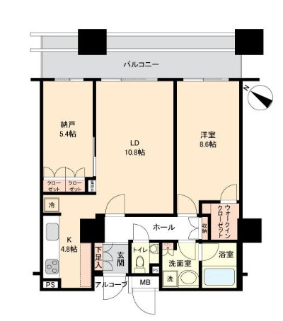ガレリアグランデの間取り