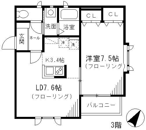 ドルフベルク大塚の間取り