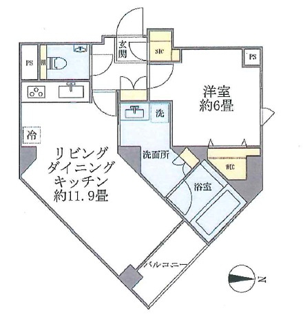 TKD本郷の間取り